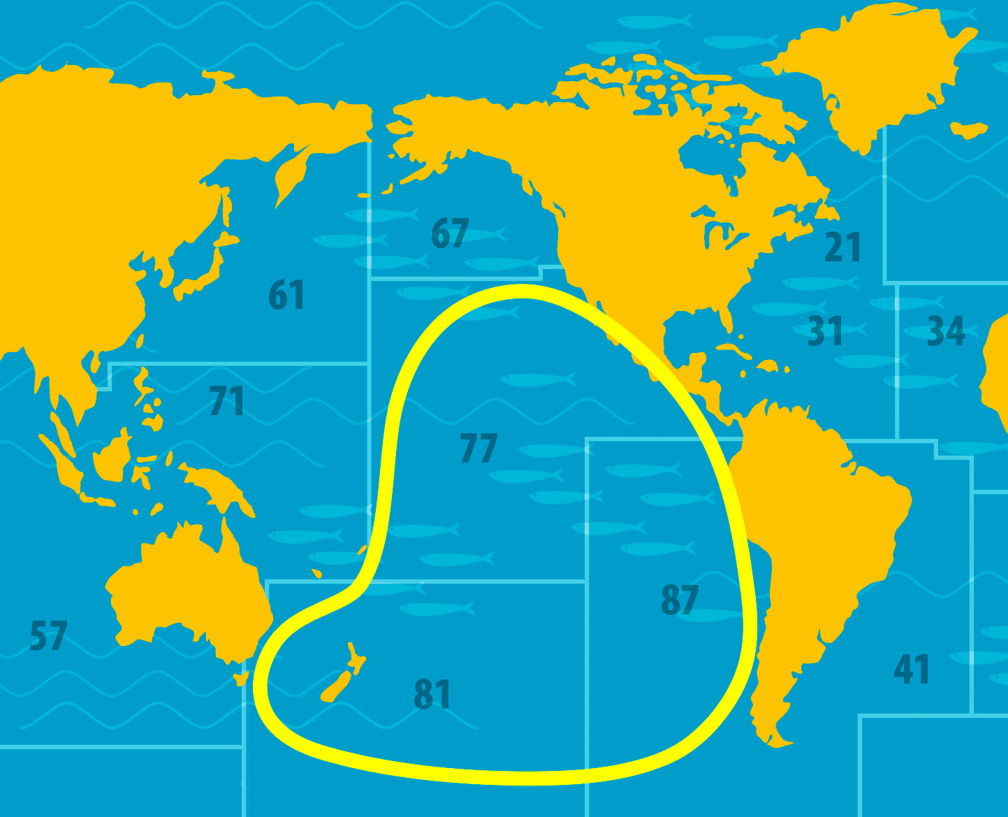 Zone de peche Un Pecheur Sachant Pecher